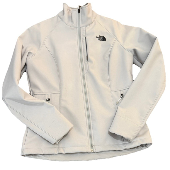 The North Face Jackets & Blazers - The North Face Windwall Soft Shell Full Zip Jacket Stone Grey Women's | Med $160